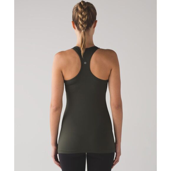 Lululemon Racerback Scoopneck Tank Army Green (Gator Green) - Picture 5 of 8